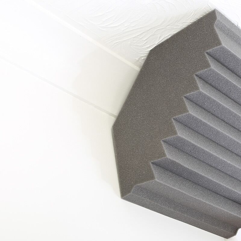 Grey Bass Trap Wedge Wall Coving